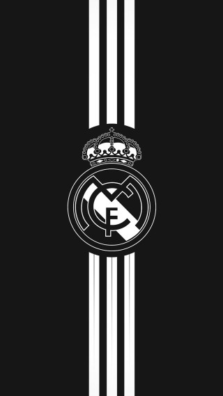 Black white soccer team logo - top of it free wallpaper