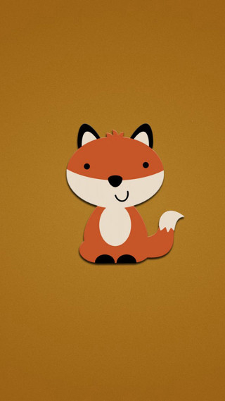 Fox brown background black nose - a black nose free wallpaper