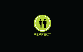 Green circle man woman black - a green circle free wallpaper
