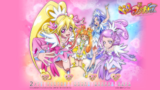 Anime girls pink hair white 4 - a group of anime girls free wallpaper