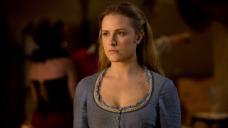 Woman blue shirt necklace serious - renaissance free wallpaper