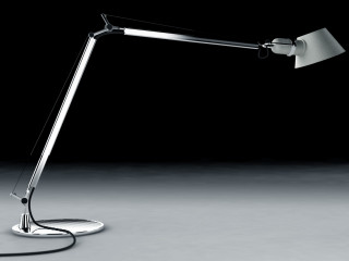 Desk lamp black background white - studio light free wallpaper
