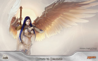 Angel sword wings fantasy art - fantasy art free wallpaper