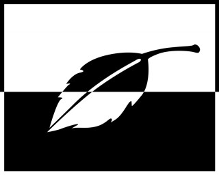 Feather black white background border - blunt free wallpaper