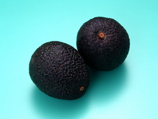Black fruit blue surface table 3 - olive skin free wallpaper