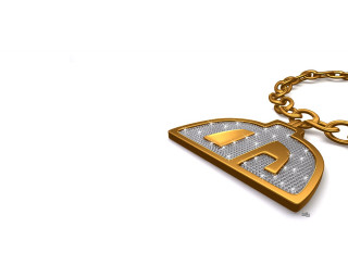 Gold silver keychain letter chain - the end of it free wallpaper