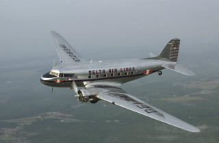 Silver airplane cloudy sky forest - free bird wallpaper