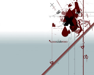 Man gun blood drop red 2 - net art free wallpaper