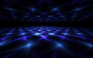Blue abstract background lines dots - a pattern of lines and dots free wallpaper