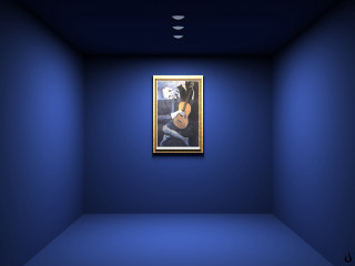Painting blue wall room blue - a wall in a room free wallpaper