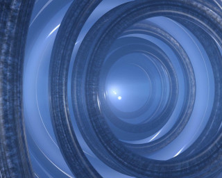 Blue spiral light background white - the end of it free wallpaper