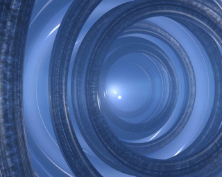 Blue spiral light background white 2 - the end of it free wallpaper
