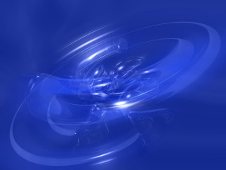 Blue abstract background circular design 7 - c4d free wallpaper