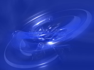 Blue abstract background circular design 8 - c4d free wallpaper