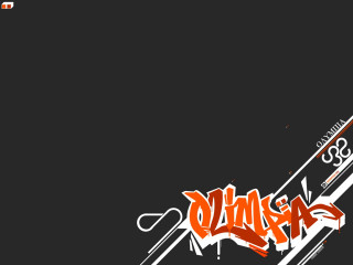 Black background red white graffiti 3 - graffiti paint free wallpaper