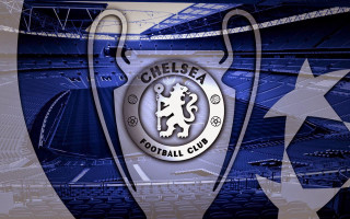 Chelsea logo stadium wall star - a star in the middle of it free wallpaper