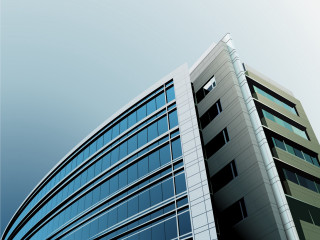 Tall building sky background clock - architecture free wallpaper