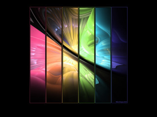 Colorful abstract images black background - abstract art free wallpaper