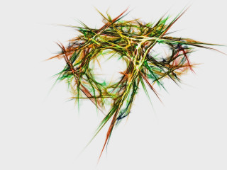 Grass white background green circle 3 - dionisiu free wallpaper