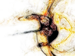 Strange face fiery wings flaming - carne griffiths free wallpaper