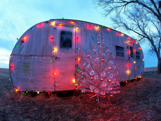 Trailer christmas lights tree front 3 - a trailer free wallpaper