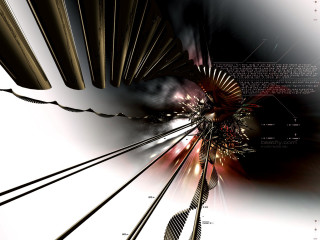 Spiral lines texture black white - beeple free wallpaper