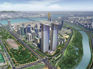 City river bridge crossing image - the middle of the picture free wallpaper