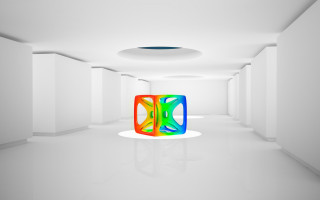 White floor colorful object room 2 - area free wallpaper