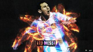 Man soccer uniform fire background - heroic free wallpaper