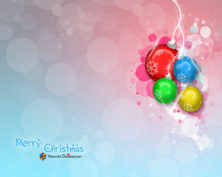 Christmas card ornaments blue pink 3 - ornament free wallpaper