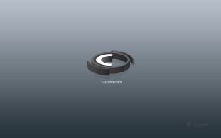Black white logo circular shape - logo free wallpaper