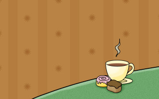 Coffee donut table wallpaper background - brenda chamberlain free wallpaper