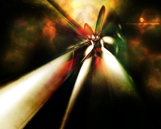 Bright light beam sky red - a picture free wallpaper for desktop