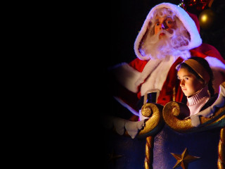 Santa claus child sleigh santa - a santa clause free wallpaper