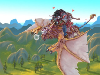 Cartoon dragon human demon body - a cartoon of a dragon free wallpaper