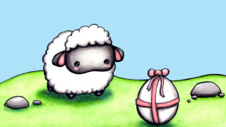 Sheep bag eggs hill rocks 2 - a sheep free wallpaper