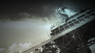 Tall metal structure sky background - a skateboard free wallpaper