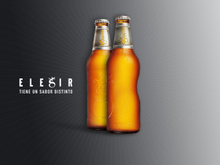 Beer bottles black gray background - a gray background free wallpaper