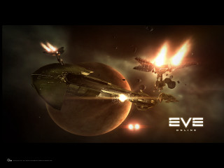 Spacecraft rocket planet battle sun - over a planet free wallpaper