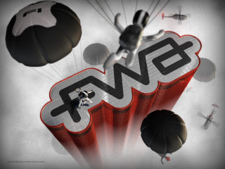 Parachute people flying air logo - caspar wolf free wallpaper