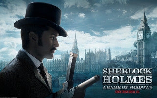 Man top hat hammer knife - a clock tower free wallpaper