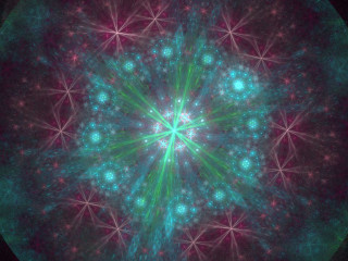 Colorful flower stars in middle - the middle of it free wallpaper