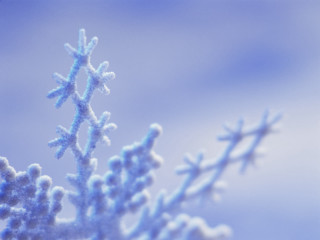 Snowflake blue sky background snowflakes - against a blue sky background free wallpaper
