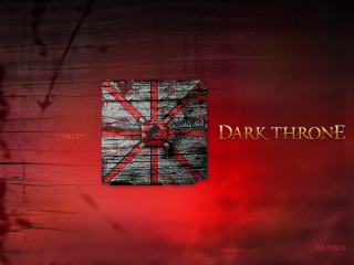 Flag wooden wall dark throne - dark fantasy free wallpaper