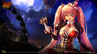 Woman cosplay fan ferris wheel - a sky full free wallpaper