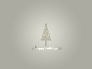 Christmas tree happy holidays message 2 - earnst haeckel free wallpaper