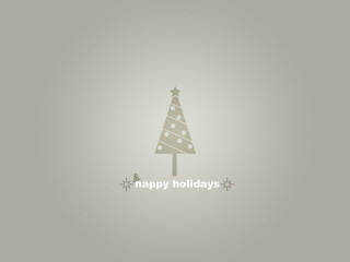 Christmas tree happy holidays message 3 - earnst haeckel free wallpaper