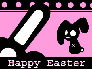 Black pink dog happy easter - fanny mcian free wallpaper