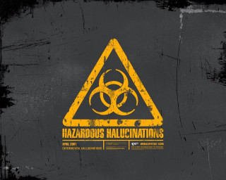 Yellow hazard sign black background 2 - charles martin free wallpaper