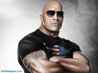Bald man sunglasses posing arms - bald free wallpaper